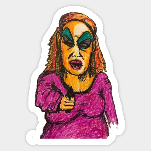 Divine, John waters Sticker by MattisMatt83